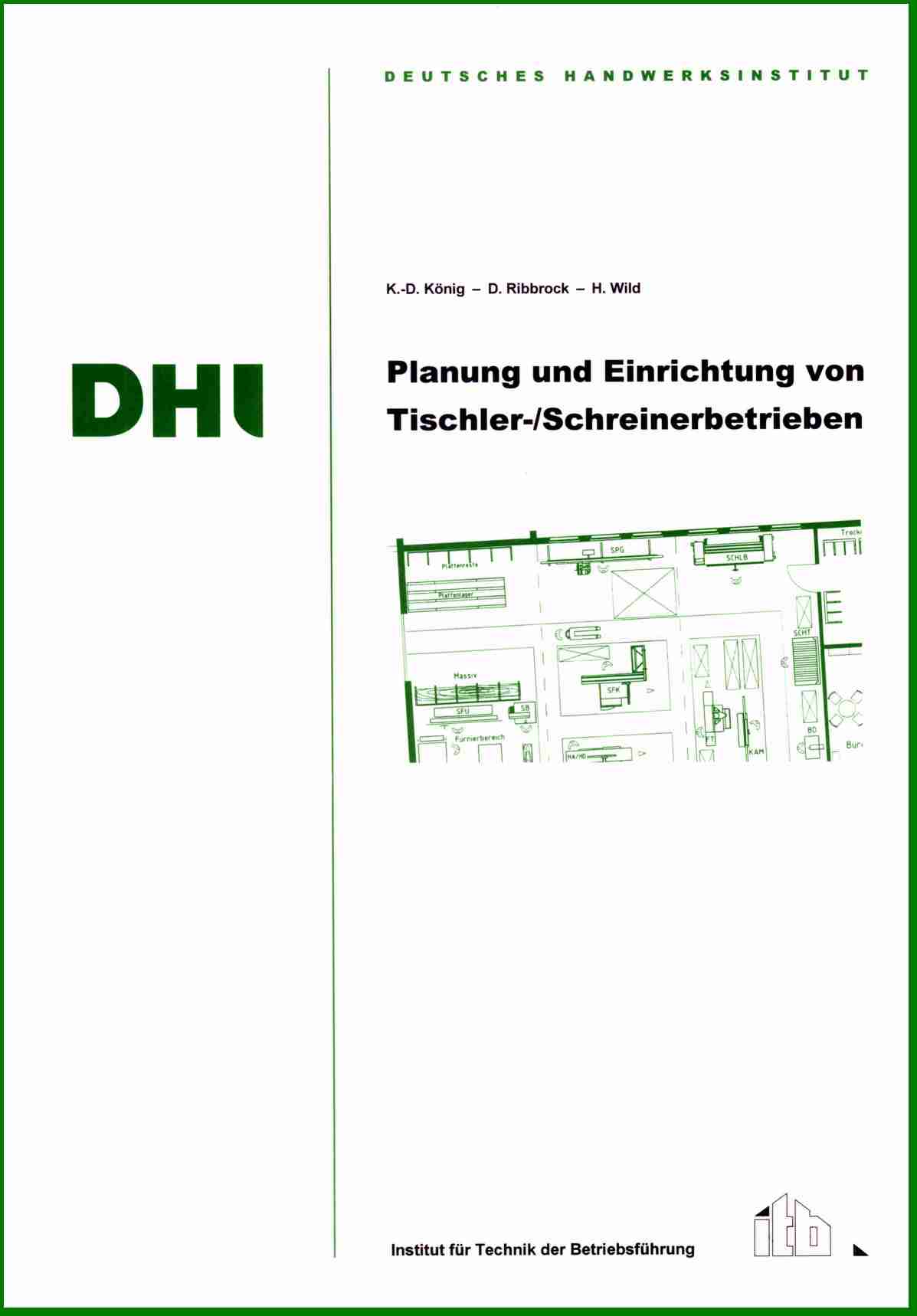 Planung und Einrichtung von Tischler-/Schreinerbetrieben